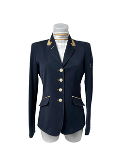 Nicole Ladies Charlotte Short Jacket, Navy & Sky Blue