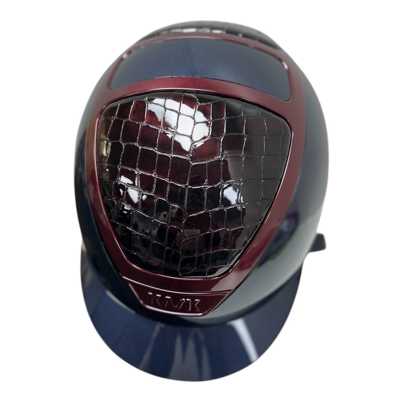 Kask navy Dogma  with burgundy leather