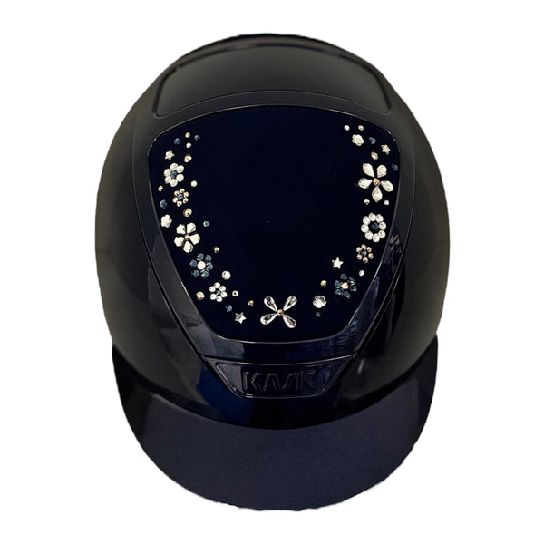 Kask Hat, with Swarovski Crystal Embellishments - Horse Shoe