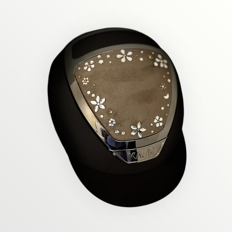 Kask Hat, with Swarovski Crystal Embellishments - Flower Garden