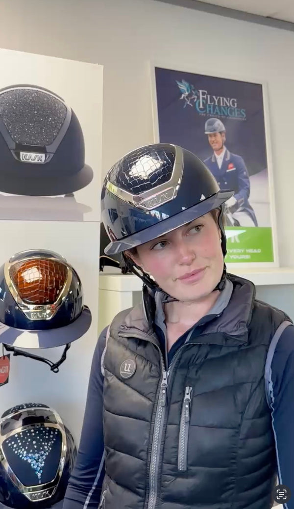 Kask Navy Star Lady with Navy leather